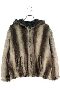 シュプリーム SUPREME 20AW Faux Fur Reversible Hooded Jacket サイズ:M フェイクファーリバーシブルフードジャケットブルゾン 中古 BS99