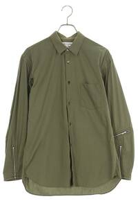コムデギャルソンシャツ COMME des GARCONS SHIRT S28055 サイズ:S 袖ジップデザイン長袖シャツ 中古 BS99