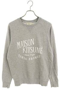  mezzo n лисица MAISON KITSUNE KMM-48620-B размер :S передний принт тренировочный б/у BS99