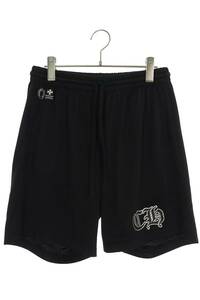 クロムハーツ Chrome Hearts MESH VARSITY SHORTS サイズ:M CHプリントメッシュハーフパンツ 中古 OM10