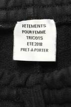 ヴェトモン VETEMENTS 18SS WSS18PA11 サイズ:S サイドテープロゴスウェットロングパンツ 中古 BS55_画像3