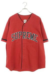 シュプリーム SUPREME ティンバーランド 23SS Timberland Baseball Jersey サイズ:L ベースボール半袖シャツ 中古 SB01