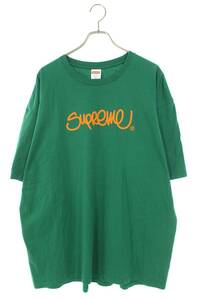 シュプリーム SUPREME 22SS Handstyle Tee サイズ:XXL ハンドスタイルロゴTシャツ 中古 OM10