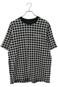 シュプリーム SUPREME 19SS Grid Jacquard S/S Top サイズ:M グリッドジャガードTシャツ 中古 OM10