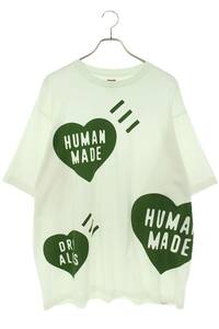 ヒューマンメイド HUMAN MADE BIG HEART T-SHIRT サイズ:2XL ビッグハートTシャツ 中古 FK04