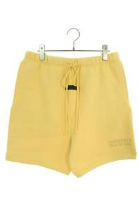 フォグ FOG ESSENTIALS Shorts Light Tuscan サイズ:L ロゴスウェットハーフパンツ 中古 OM10