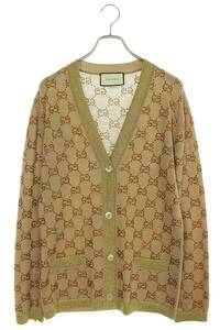  Gucci GUCCI 543413 X956A size :S GG pattern Stone equipment ornament cardigan used BS99