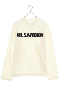 ジルサンダー JILSANDER 24SS J22GC0136 サイズ:S ロゴプリント長袖カットソー 中古 SB01