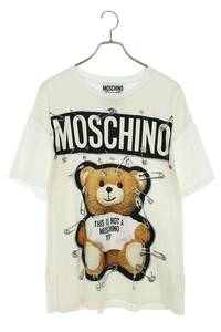 モスキーノ MOSCHINO QLO238207 サイズ:M べアプリントTシャツ 中古 BS99