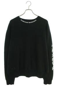 クロムハーツ Chrome Hearts SWTSHRT PLVR サイズ:M ネックロゴプリントスウェット 中古 SS07