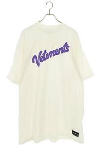 ヴェトモン VETEMENTS 21SS UE51TR760W サイズ:M スウィートロゴオーバーサイズTシャツ 中古 SB01