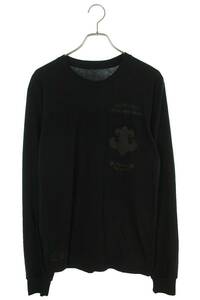 クロムハーツ Chrome Hearts Paris 18 AV. Montaigne L/S Tee サイズ:M パリ限定BSフレアプリント長袖カットソー 中古 OM10