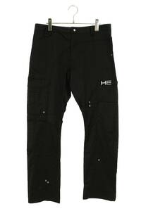 ヘリオットエミル HELIOT EMIL MINIMAL TWILL TROUSERS サイズ:50 ナイロンカーゴロングパンツ 中古 BS99