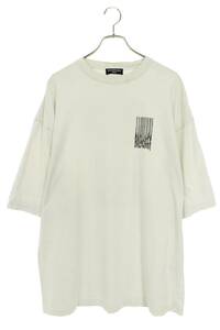 バレンシアガ BALENCIAGA 21AW 661715 TKVE5 サイズ:XS バーコードロゴオーバーサイズTシャツ 中古 OM10