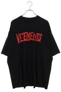 ヴェトモン VETEMENTS UA52TR580R サイズ:M ワールドツアープリントオーバーサイズTシャツ 中古 OM10