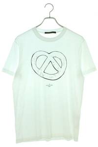 ルイヴィトン LOUISVUITTON 14SS RM141M H5JR13JEZ サイズ:XS フロントプリントTシャツ 中古 SB01