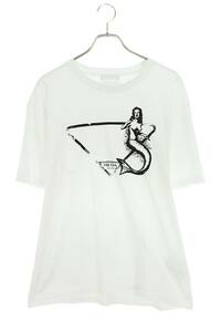 プラダ PRADA UJN317 サイズ:XL ロゴプリントTシャツ 中古 OM10