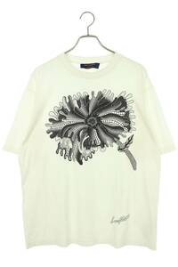 ルイヴィトン LOUISVUITTON 23SS RM231H NPG HOY37W サイズ:XL ×草間彌生 サイケデリックフラワーTシャツ 中古 GZ11