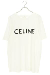 セリーヌバイエディスリマン CELINE by Hedi Slimane 2X681671Q サイズ:M ルーズフィットロゴプリントTシャツ 中古 SS13