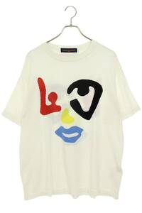 ルイヴィトン LOUISVUITTON 22AW RM222M JS5 HNN01W サイズ:L インサイドアウトグラフィックTシャツ 中古 SB01