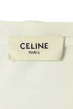 セリーヌバイエディスリマン CELINE by Hedi Slimane X008370E サイズ:L ロゴプリントTシャツ 中古 SB01_画像3