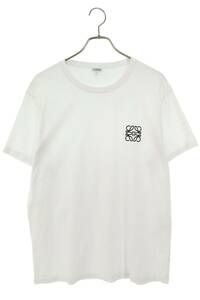 ロエベ LOEWE H526341XAI サイズ:XL アナグラム刺繍Tシャツ 中古 SS13