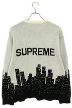 シュプリーム SUPREME 20SS New York Sweater サイズ:L ニューヨークジャガードクルーネックニット 中古 BS99_画像2