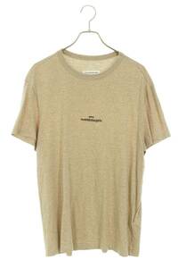 メゾンマルジェラ Maison Margiela S50GC0659 サイズ:48 ディストーテッドロゴ反転刺繍Tシャツ 中古 NO05