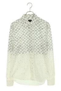  Louis Vuitton LOUISVUITTON 22AW RM222M NF4 HNS02W size :L Damier spread long sleeve long sleeve shirt used SS13