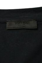 プラダ PRADA SJN251 サイズ:M ラバーロゴナイロンポケット付きVネックTシャツ 中古 OM10_画像3