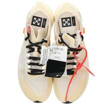 ナイキ オフホワイト NIKE OFF-WHITE ZOOM FLY AJ4588-100 サイズ:27cm ズームフライスニーカー 中古 BS99_画像3