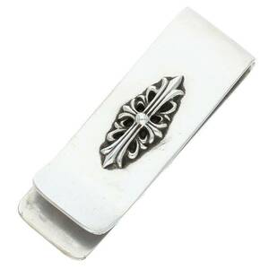 クロムハーツ Chrome Hearts MNY CLIP SM/マネークリップ サイズ:ー フローラルクロスモチーフマネークリップ 中古 GZ11