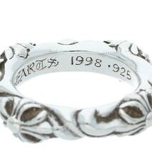 クロムハーツ Chrome Hearts SBT BAND/SBTバンド サイズ:8号 シルバーリング 中古 OM10_画像4