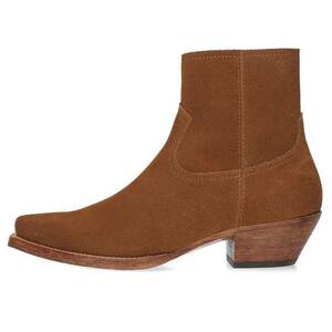 サンローランパリ SAINT LAURENT PARIS 19SS LUKAS SUEDE NOISETTE BOOT 530824 サイズ:41 スエードウェスタンルーカスブーツ 中古 SB01