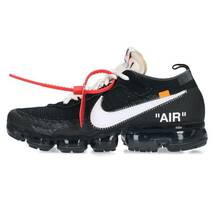 ナイキ NIKE オフホワイト AIR VAPORMAX FLYKNIT AA3831-001 サイズ:28.5cm エアベイパーマックスフライニットスニーカー 中古 SB01_画像1