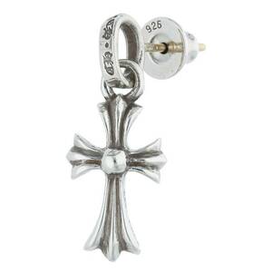 クロムハーツ Chrome Hearts BBY F PPRCHN/ベイビーファットドロップ シルバーピアス 中古 SJ02