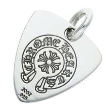 クロムハーツ Chrome Hearts GUITAR PICK/ギターピック ペンダント/シルバーネックレストップ 中古 SS07_画像2