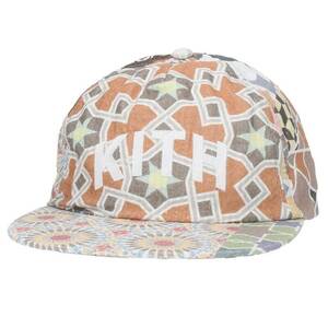 キス KITH 5-Panel Pinch Crown Seersucker Cap ロゴ刺繍シアサッカーキャップ 中古 BS99