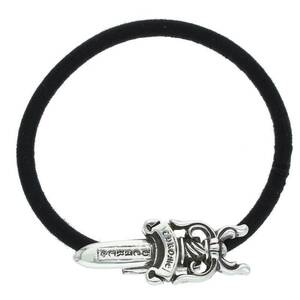 クロムハーツ Chrome Hearts HAIRBAND/ダガーボタンヘアゴム シルバーコンチョ 中古 GZ11