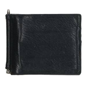 クロムハーツ Chrome Hearts WALLET MONEY CLIP マネークリップレザーウォレット財布 中古 SS07