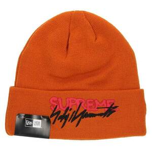 シュプリーム SUPREME ヨウジヤマモト 20AW Yohji Yamamoto New Era Beanie ロゴ刺繍ビーニー帽子 中古 BS99