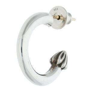 クロムハーツ Chrome Hearts HOOP PLAIN/プレーンフープ シルバーピアス 中古 SJ02