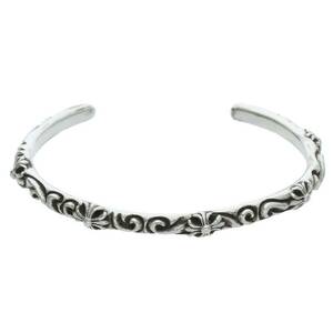 クロムハーツ Chrome Hearts BANGLE SBT/SBTバンド シルバーブレスレット 中古 OS06