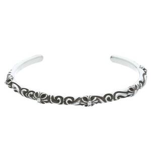 クロムハーツ Chrome Hearts BANGLE SBT/SBTバンド シルバーブレスレット 中古 SS07