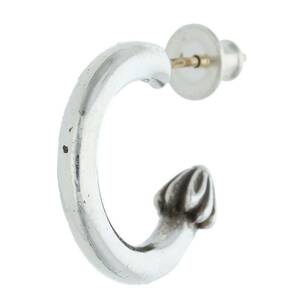 クロムハーツ Chrome Hearts HOOP PLAIN/プレーンフープ シルバーピアス 中古 SS07