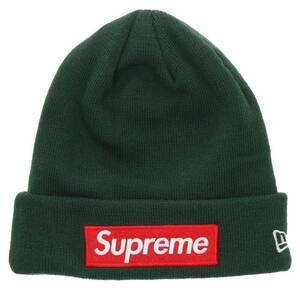 シュプリーム SUPREME ニューエラ 22AW New Era Box Logo Beanie ボックスロゴビーニーニットキャップ帽子 中古 OM10