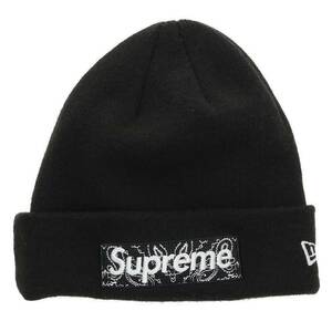 シュプリーム SUPREME ×NEWERA Bandana Box Logo Beani バンダナボックスロゴビーニー帽子 中古 BS99