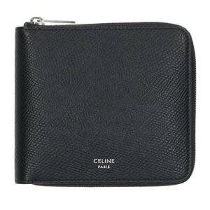 セリーヌバイエディスリマン CELINE by Hedi Slimane ラウンドジップ二つ折りウォレット財布 中古 BS99