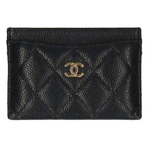 シャネル CHANEL キャビアスキンカードケース 中古 BS99