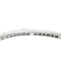 クロムハーツ Chrome Hearts BANGLE SCROLL/スクロールバンド シルバーブレスレット 中古 SJ02_画像3